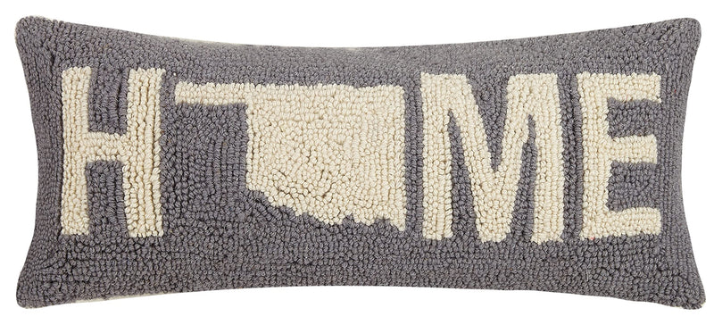 Peking Handicraft Oklahoma Home Polyfill Hook Throw Pillow, 20-inch Length, Home Decoration