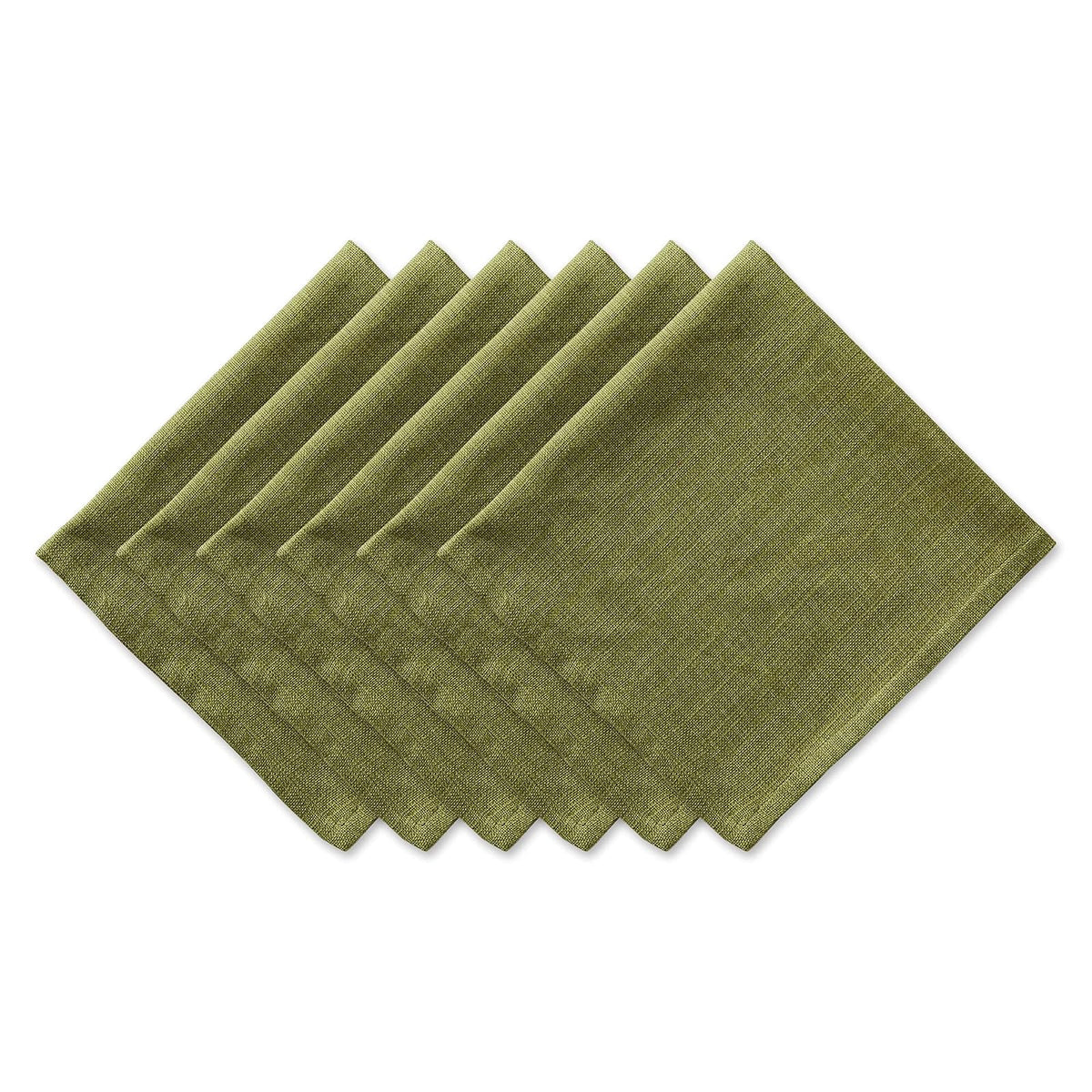 DII Placemat, 20" x 20" (Set of 6), Olive Green