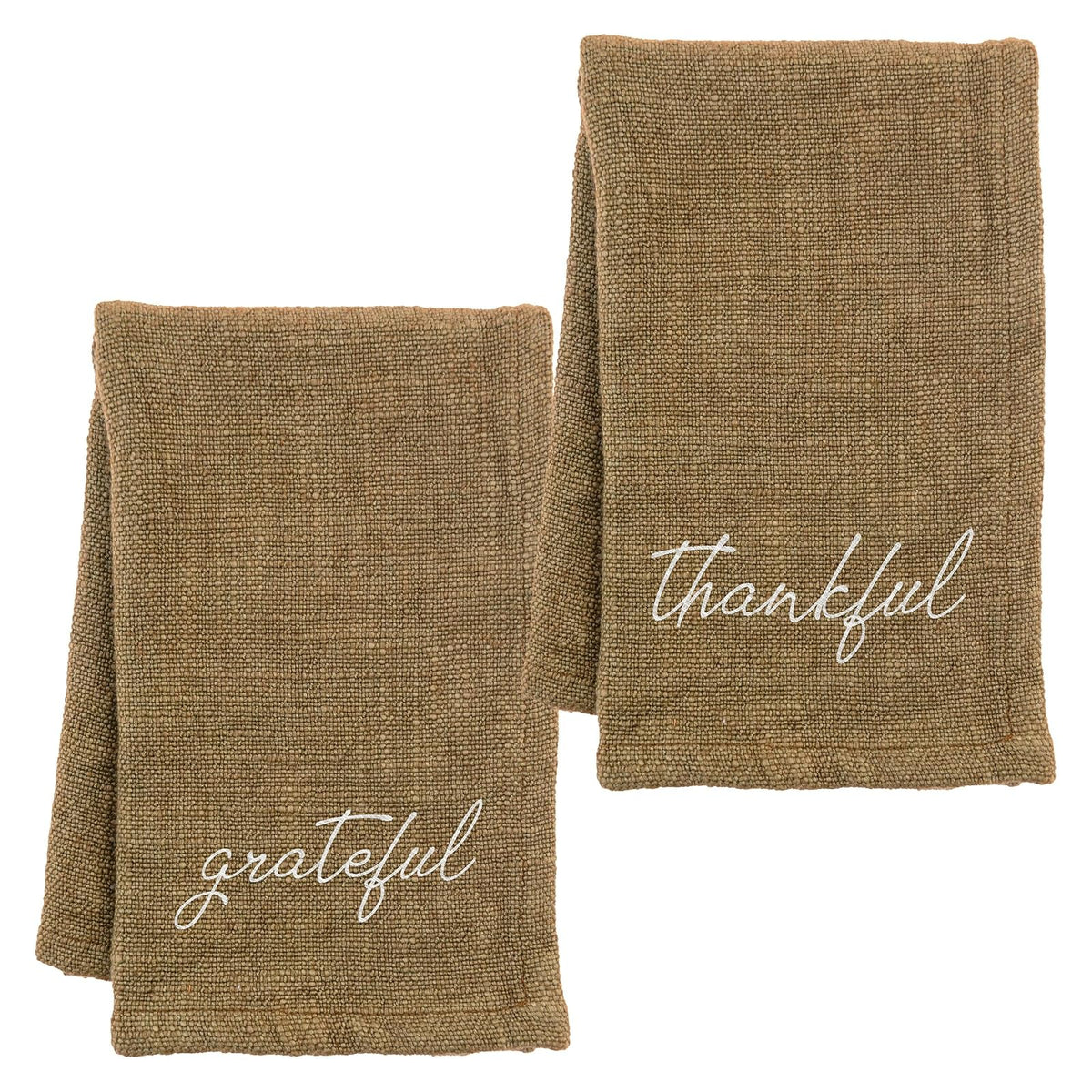 Karma Cloth Napkin, 18" x 18" (Set of 2), Thankful/Grateful
