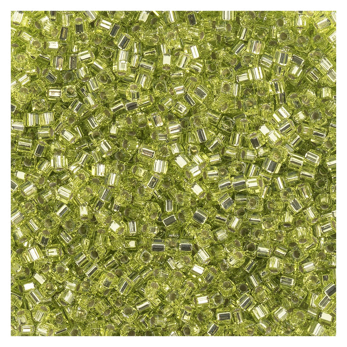 John Bead Craft Bead, Size: 1.8mm, Chartreuse Silverlined