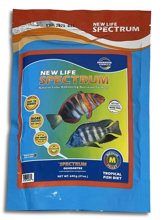 New Life Spectrum Spectrum Formula Medium Bag for Fresh & Saltwater Fish, 600g