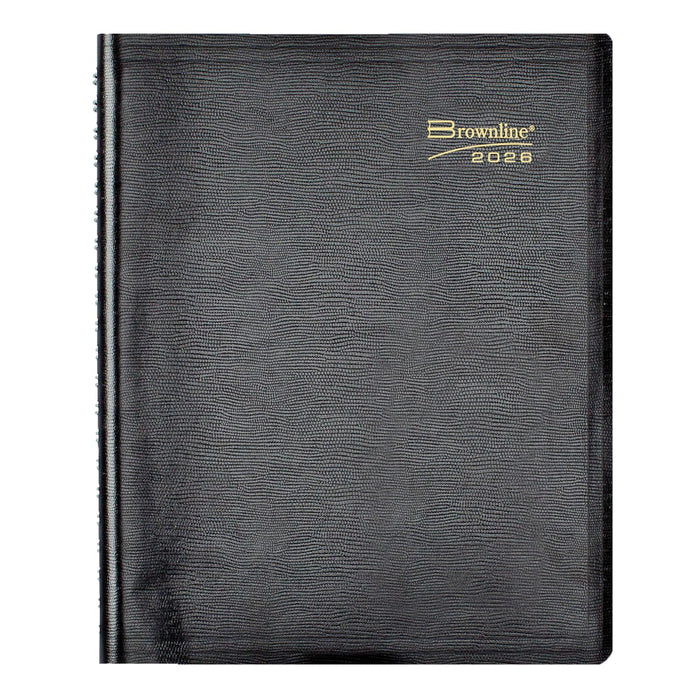 Brownline Planner, 11" x 8.5", Black