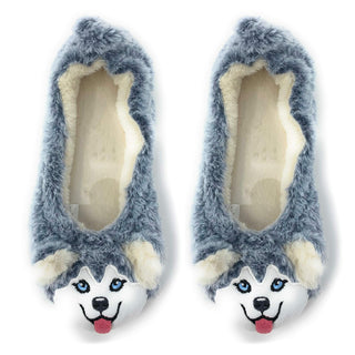 Oooh Yeah Socks Women‚Äôs Travel Buddy Animal Plush Indoor Slippers (Shoe Size 7-8)