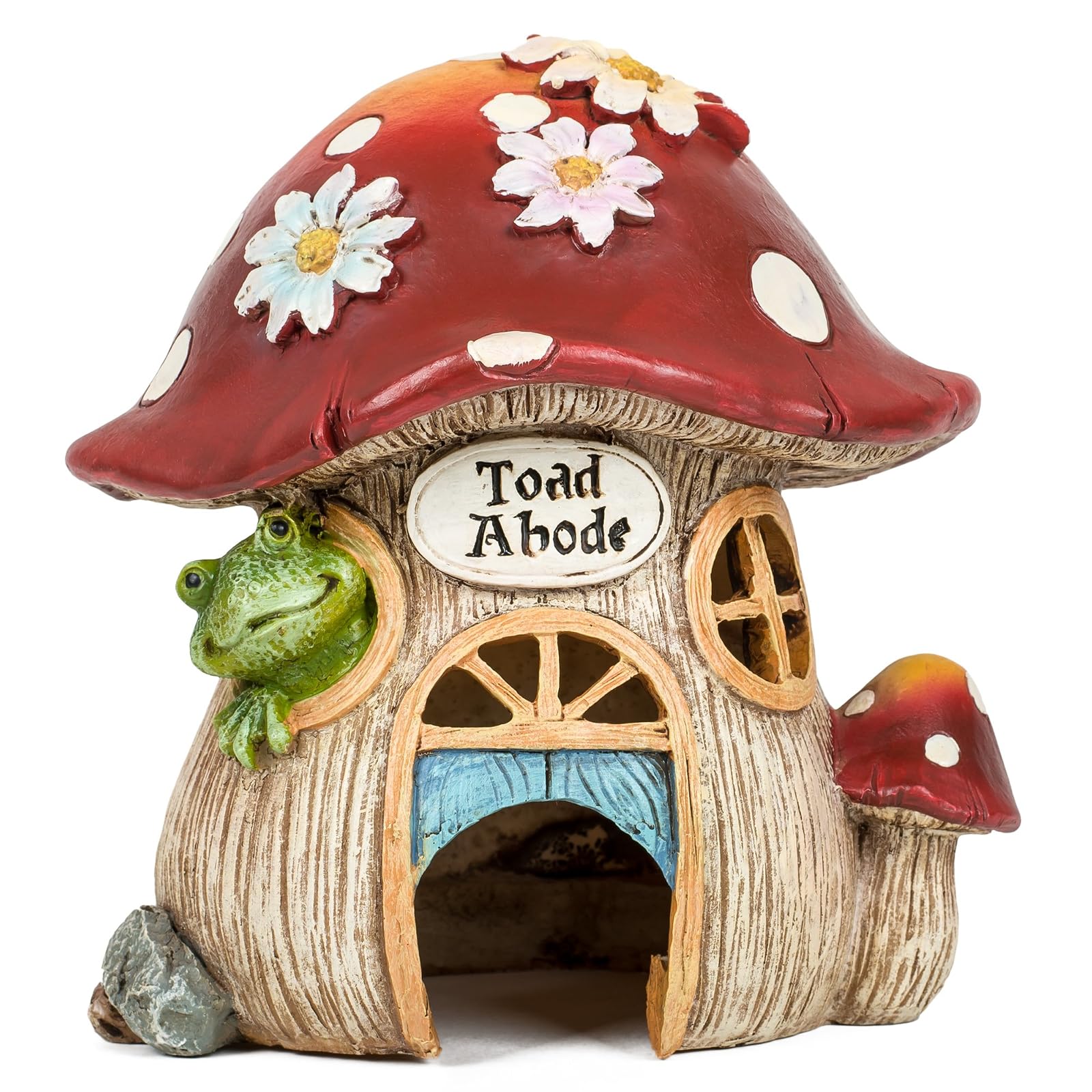 Roman Joseph Studio 65905 Tall Decorative Mushroom Toad Abode Statue 8-Inch