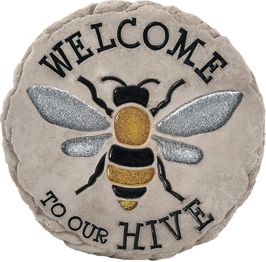 Spoontiques 13209 Welcome to Hive Stepping Stone, Multicolor