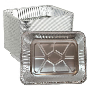 DHG Professional [20 Pack] 9x13 Disposable Foil Pans Aluminum Drip Pans - Half Size Steam Table Aluminum Trays without Lids - Great for Cooking, Heating, Storing, Prepping Food (9"x13"x2")