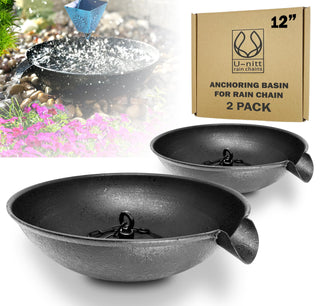 U-nitt Outdoor Living, 12", black rough