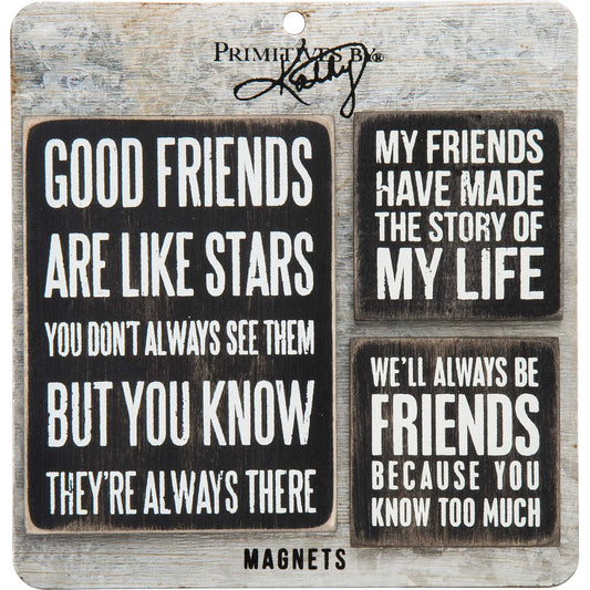 Primitives By Kathy Magnet Set - Friends