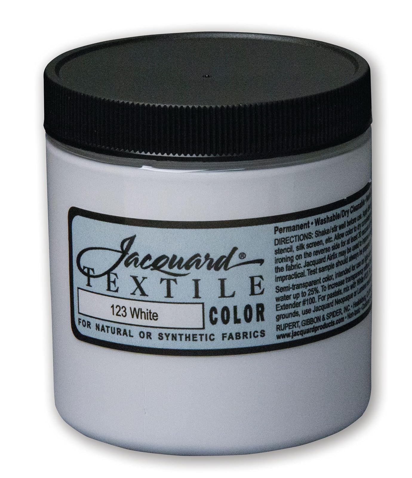 Jacquard Textile Paint 8 Oz White