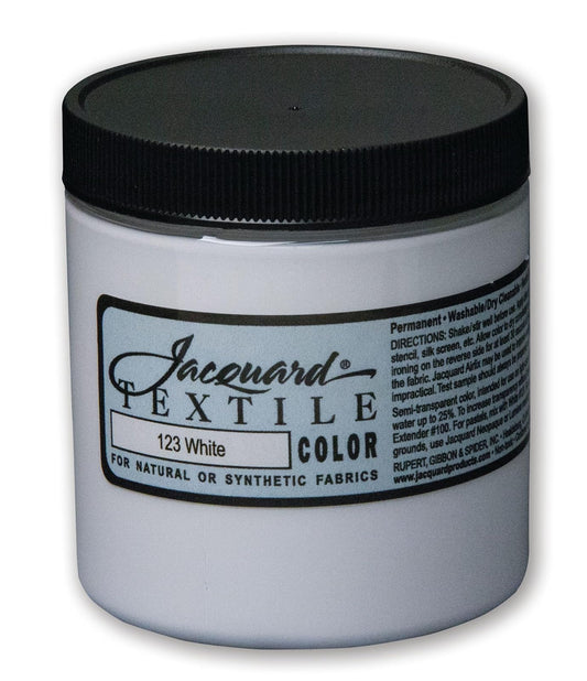 Jacquard Textile Paint 8 Oz White