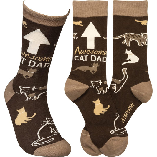 Primitives By Kathy Socks - Awesome Cat Dad