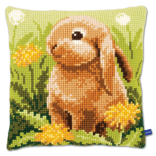 Vervaco Little Hare Pillow Cover Needlepoint Kit