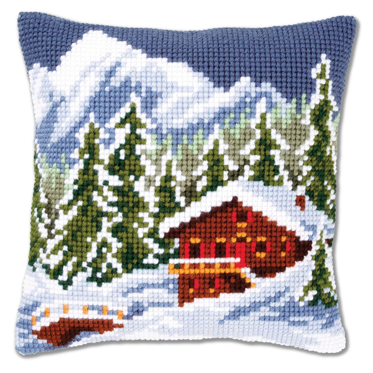 Vervaco Art Craft Kit, Square 16 inches, Blue