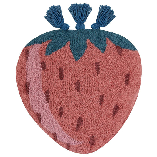 Peking Handicraft Pillow, 16 inches, Red