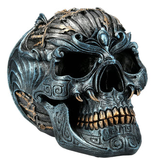 Pacific Trading Giftware Fantasy Warrior Sword Skull Collectible Resin Home Decor Statue