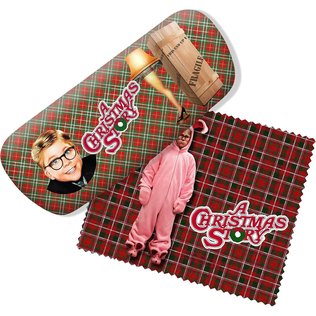 Spoontiques Eyeglass Case, 6.25" L x 1.5" W x 2.5" H, Multi