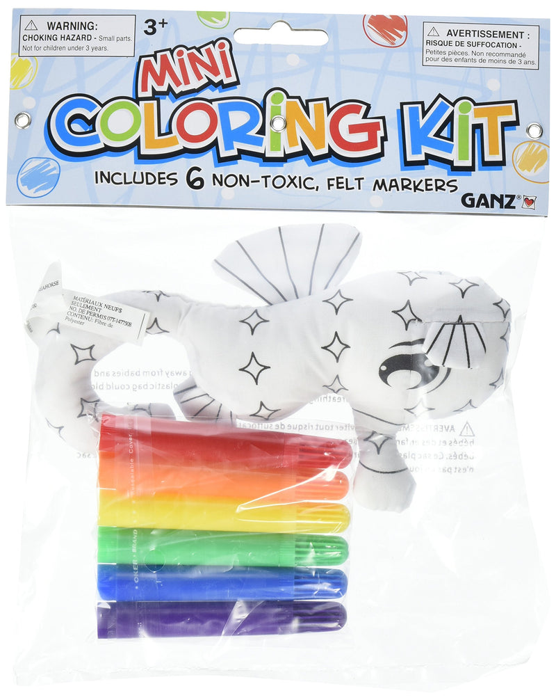 Ganz Seahorse Coloring Kit (7 Piece)