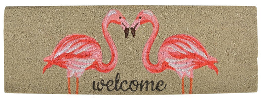 Esschert Design RB189 Coir Doormat Flamingo