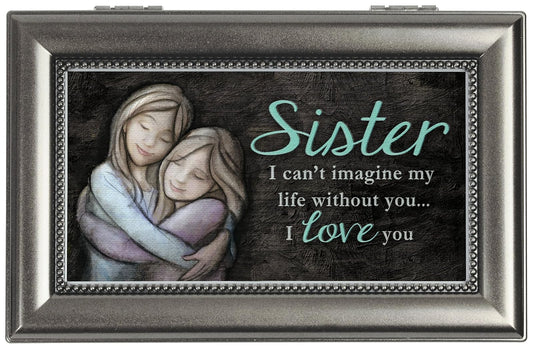 Carson Home Accents Music Box Sister Love