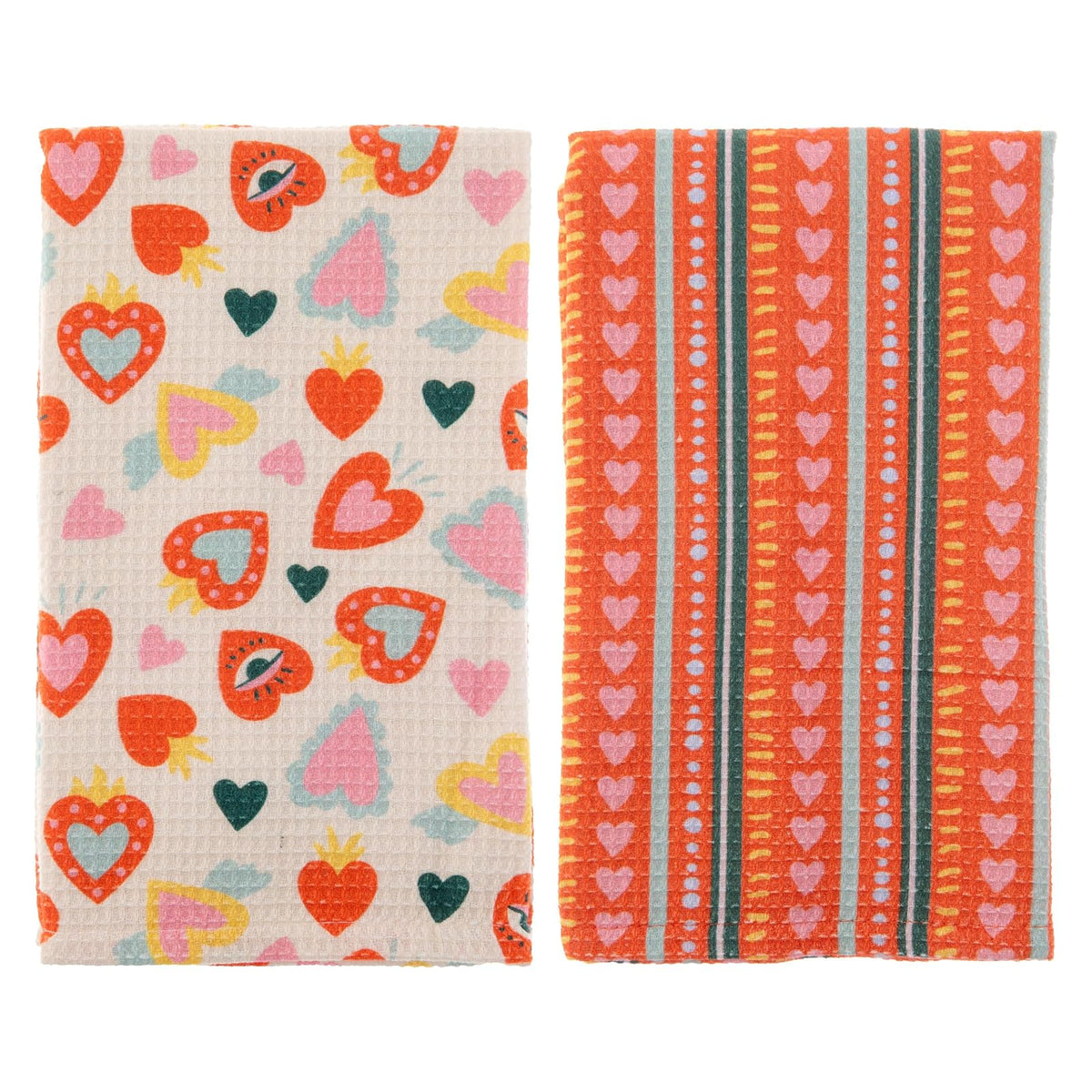 Karma Towel, 28 inches by 20 inches, Hearts