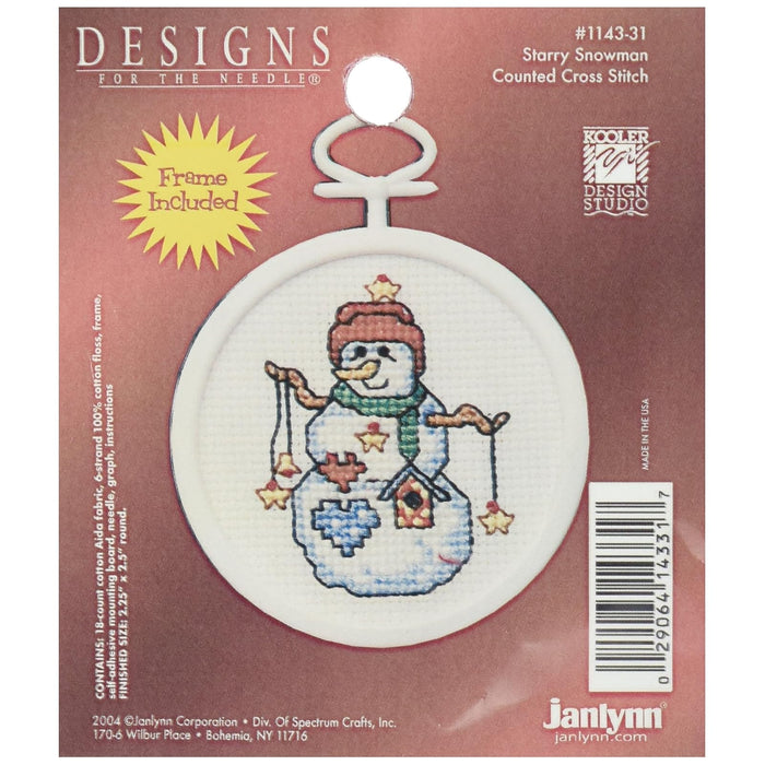 Janlynn Art Craft Kit, 2.5 inches, 2.5" Round 18 Count