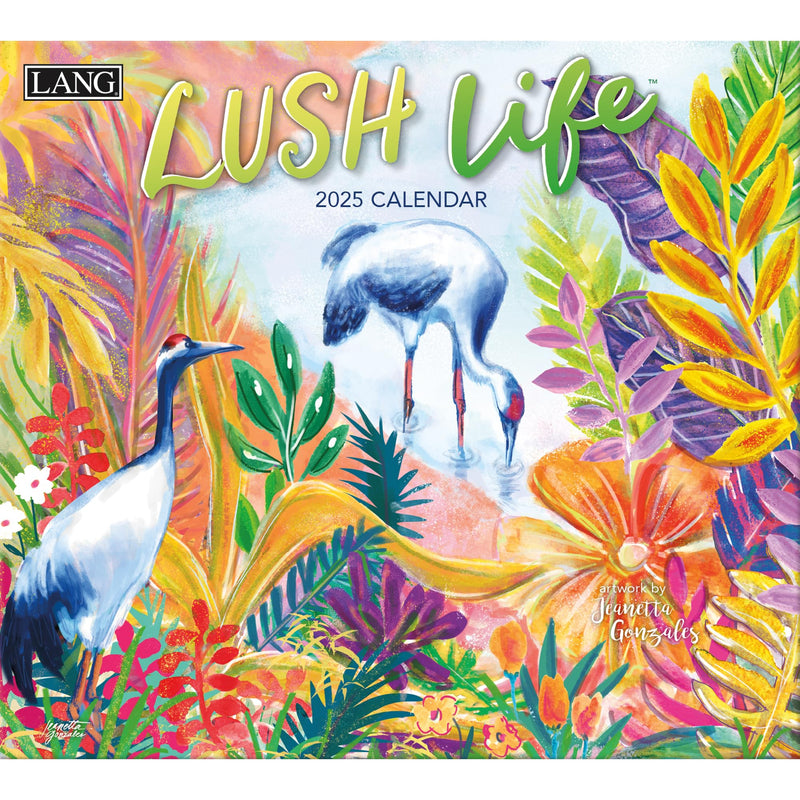 LANG Lush Life 2025 Wall Calendar (25991002024)