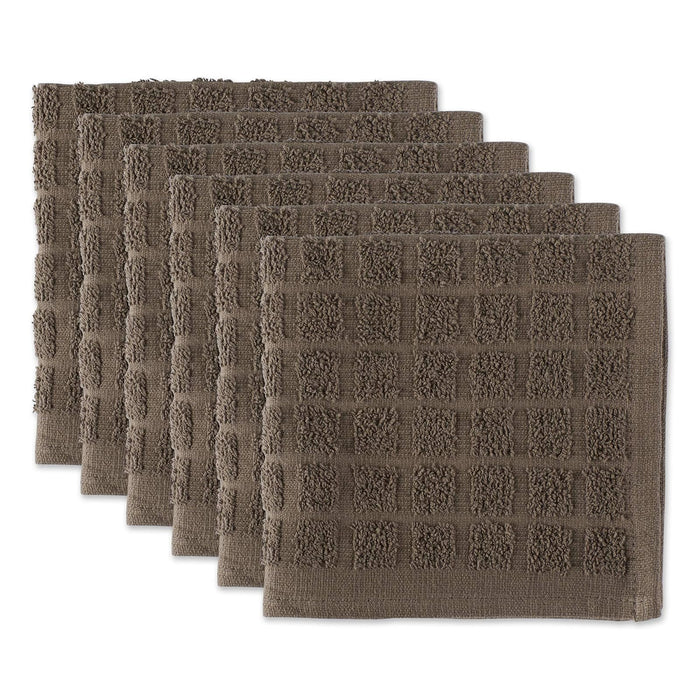 DII Towel, 12x12", Brown
