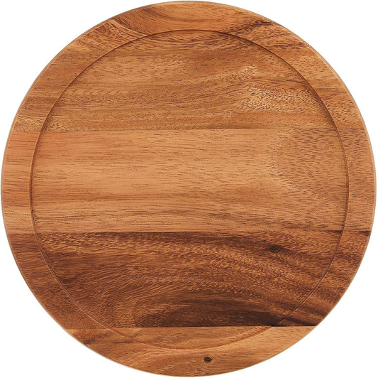 Lipper International 1301 Acacia Wood 10" Kitchen Turntable