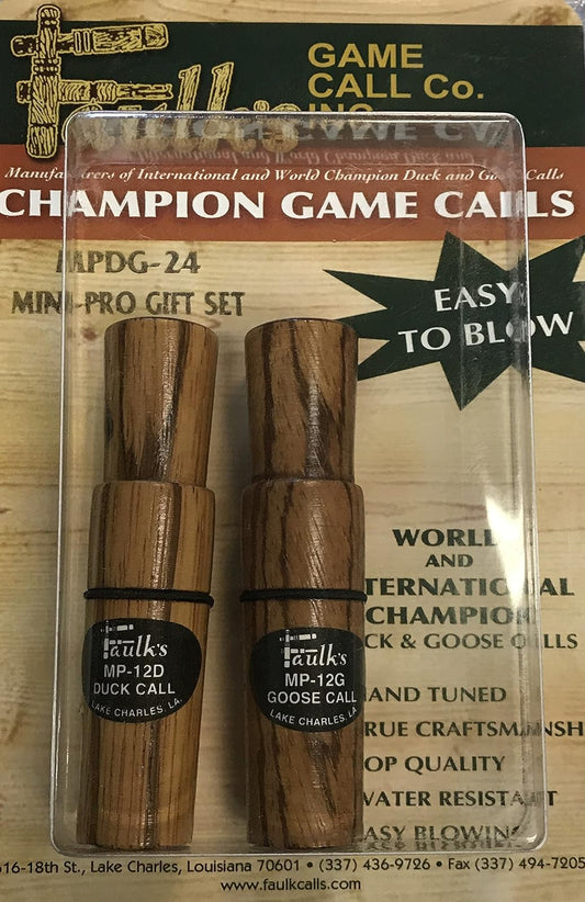 Faulk's Mini Professional Duck and Goose Call Set BROWN