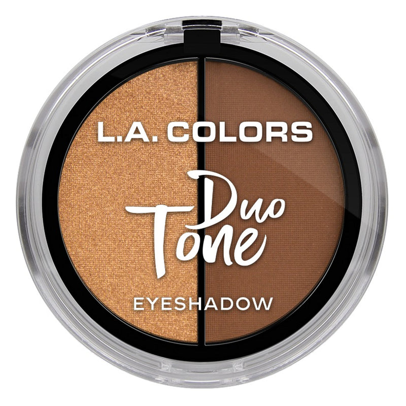 L.A. Colors Duo Tone Eyeshadow, Toasty, 1 Ounce