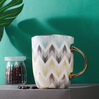 Femora Drinking Cup, 10 oz, Pastel Chevron