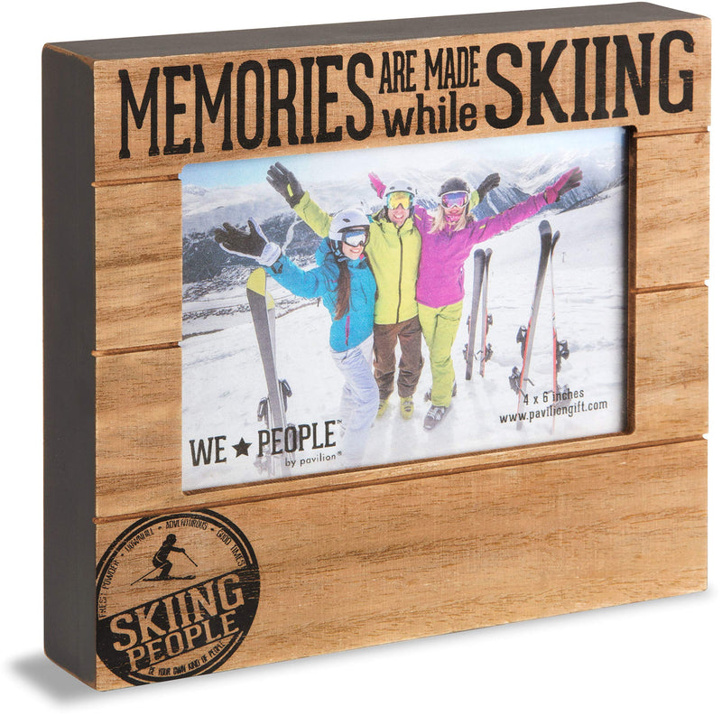 Pavilion Gift Company Memories are Made While Skiing 4x6 Picture Frame