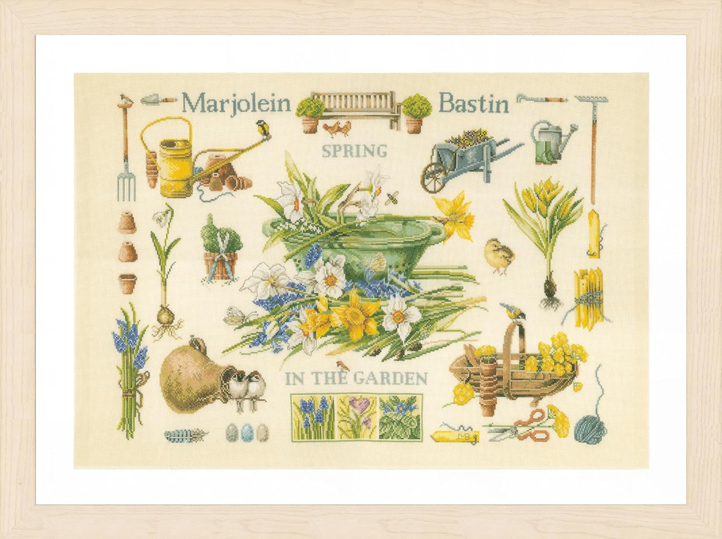 Counted Cross Stitch kit Spring in The Garden