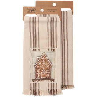 Primitives by Kathy Towel, 20" x 28", Cream, Tan, Grey