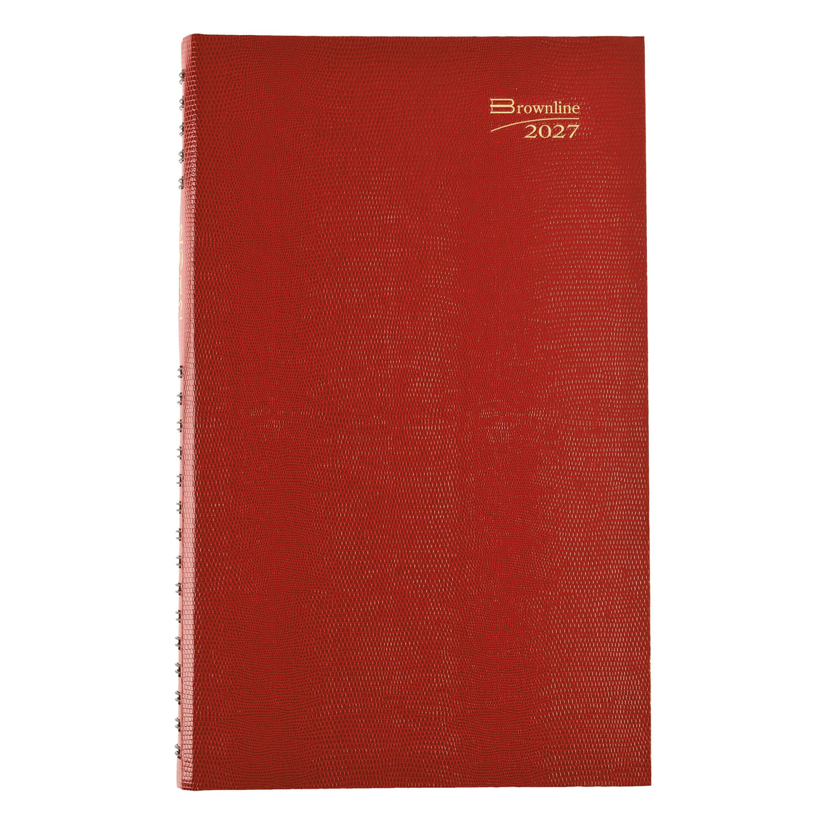 Rediform Planner, 13.5" x 7.875", Bright Red
