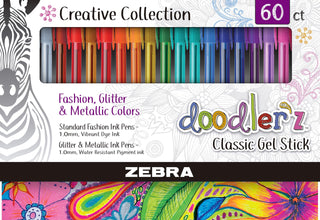 Zebra Pen Writing Instrument, 1 Count (Pack of 60), Assorted A