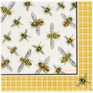 PPD Disposable Napkin, Beverage Napkin, Honey Bees