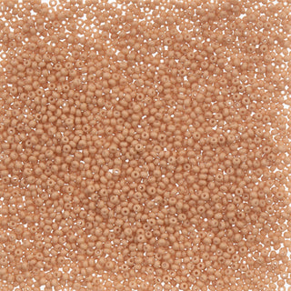 John Bead Craft Bead, 11/0, Light Brown Chalk Dyed