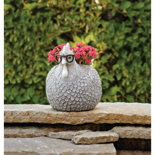 Roman Planter, 8", Gray