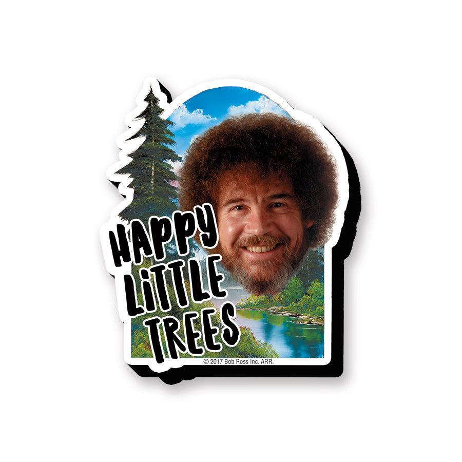 AQUARIUS Decorative Magnet, Happy Little Trees, Fridge Magnet