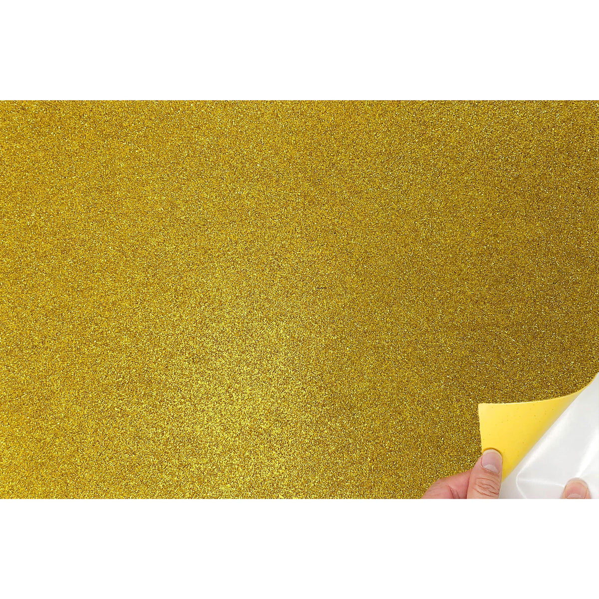 allgala Glitter, 12x16-Adhesive, Gold