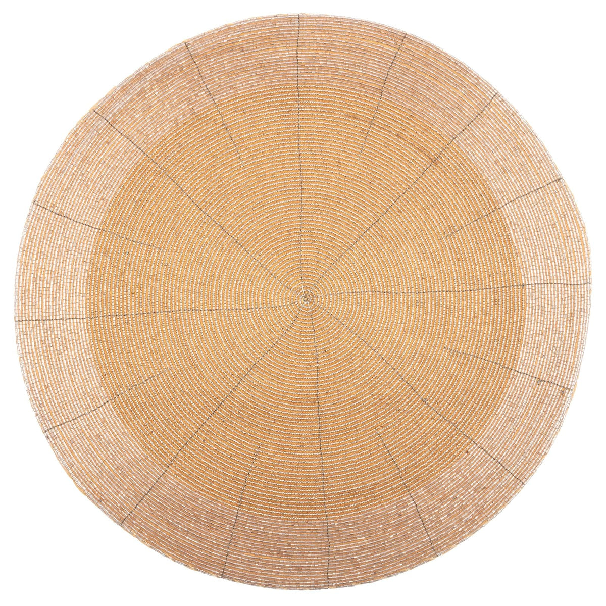 Karma Placemat, 14 inches, Champagne Gold