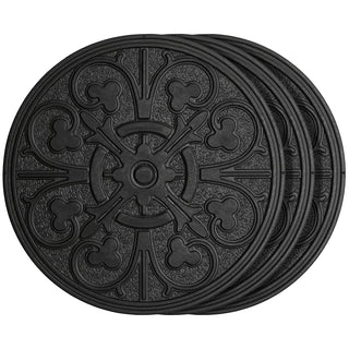 Home Furnishings By Larry Traverso Trampoline, 3 Count, Compass Scroll