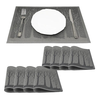 allgala Placemat, Large, Silver Trees