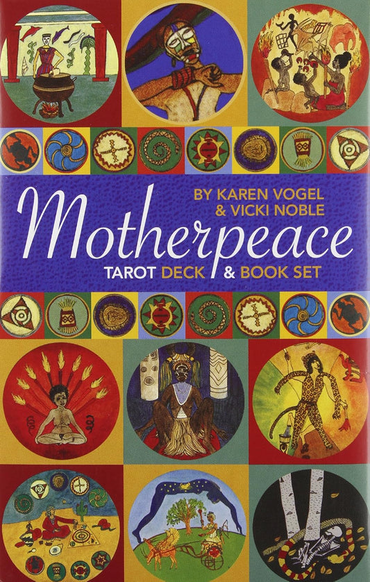 U.S. Games Systems Mini Motherpeace Round Tarot Deck & Book Set
