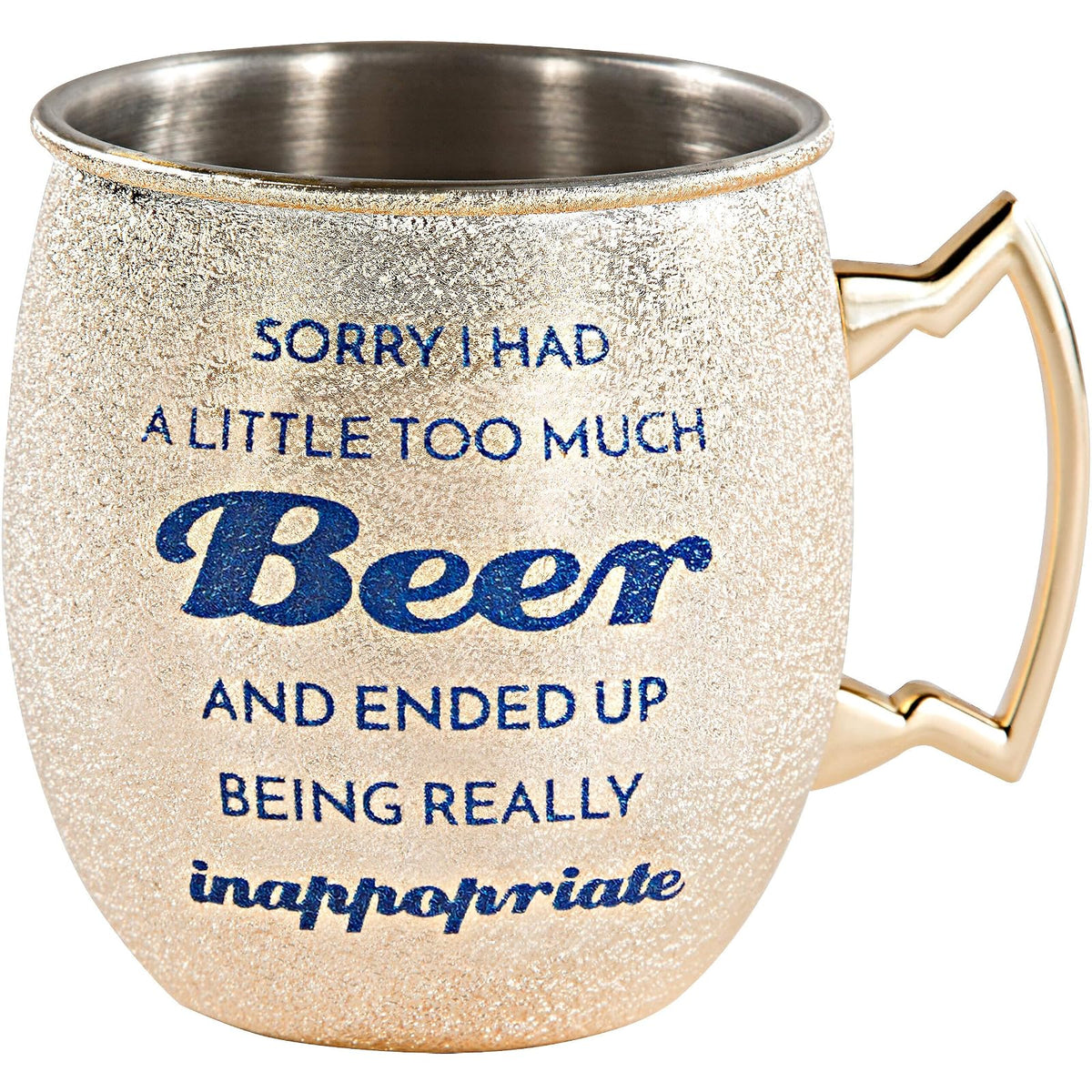 Pavilion Gift Company Drinking Cup, 20 Ounces, Gold