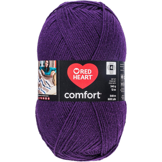 Red Heart Yarn, 4 (Medium), Purple