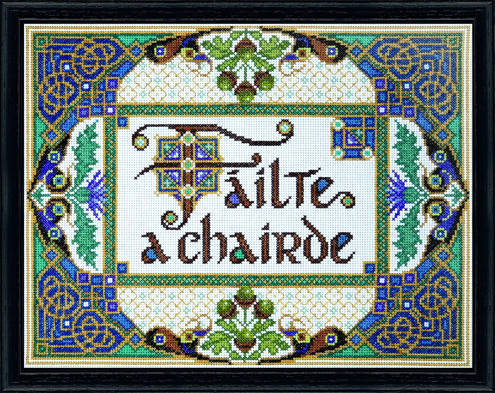 Design Works Crafts Tobin Failte a Chairde (Welcome Friends), x 10' Counted Cross Stitch Kit, Multicolor