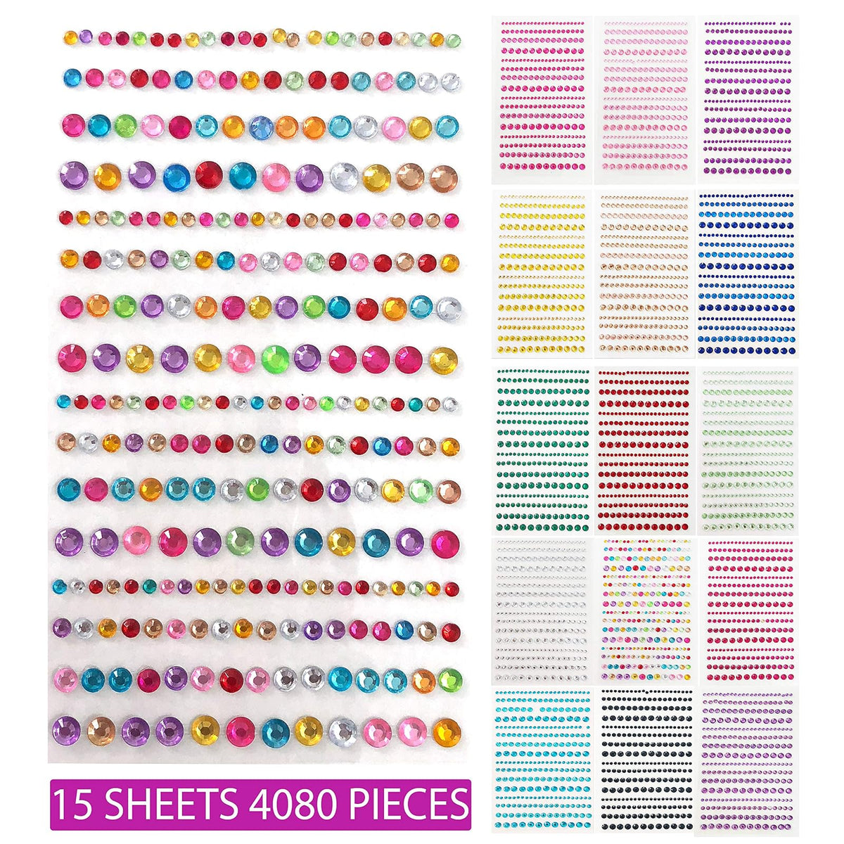 allgala Craft Bead, 6mm, 5mm, 4mm, 3mm, Round