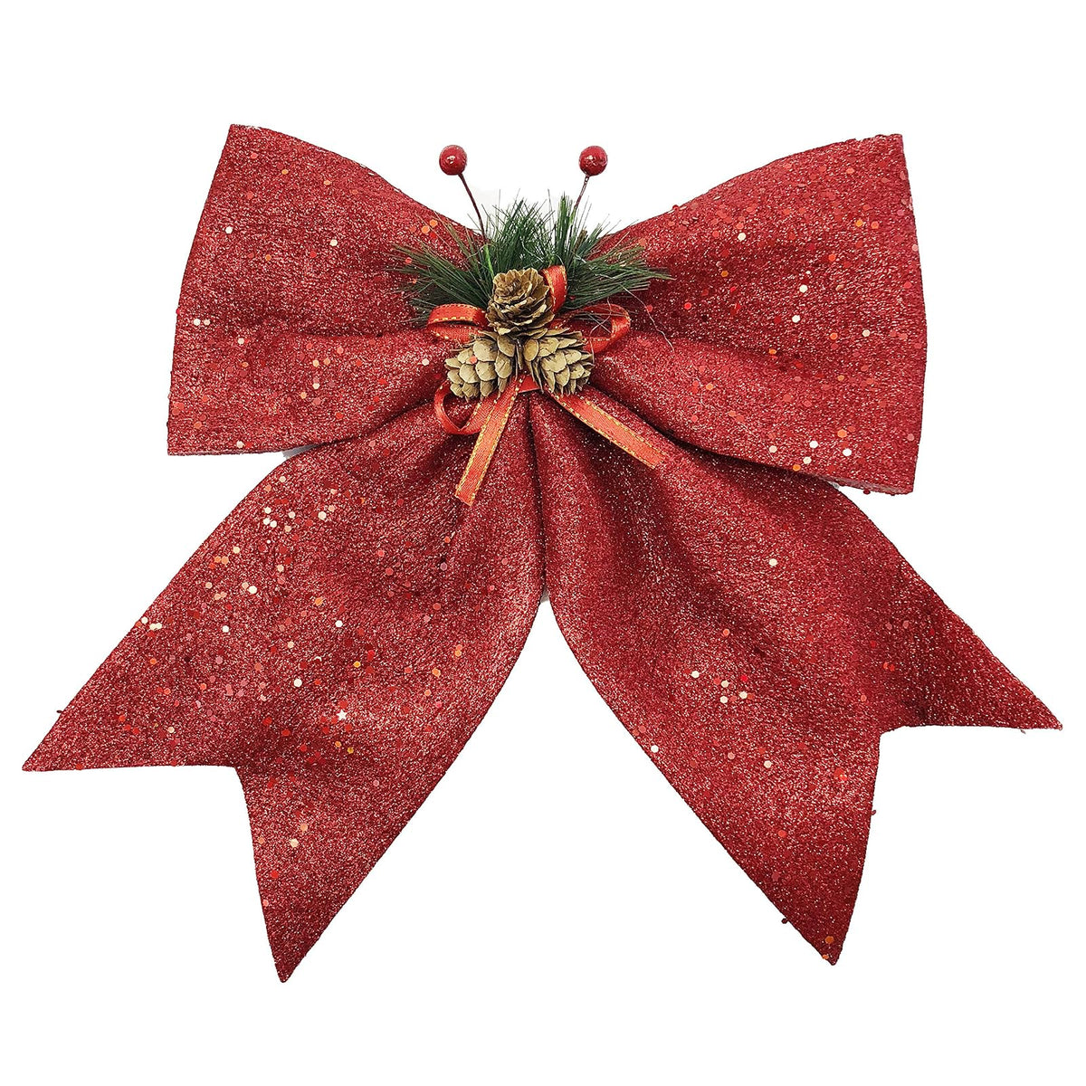 allgala Tree Topper, 14" Jumbo, Red